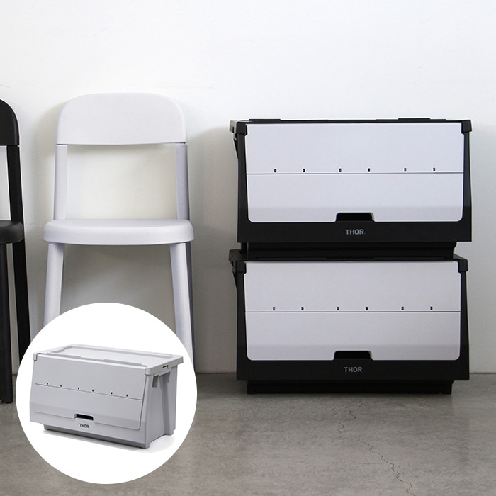 THOR ソー STACKING SHELF CONTAINER 50L 本体+上蓋+前扉セット | 商品