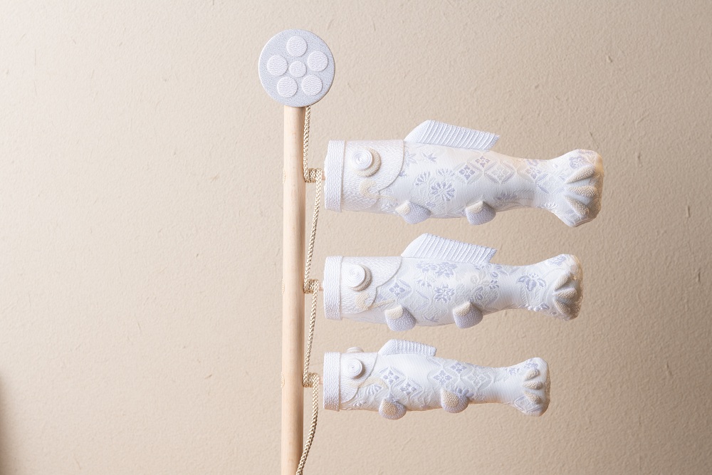 京都夢み屋【白粋-HAKI- 卓上こいのぼり 朝陽】 コンパクトで