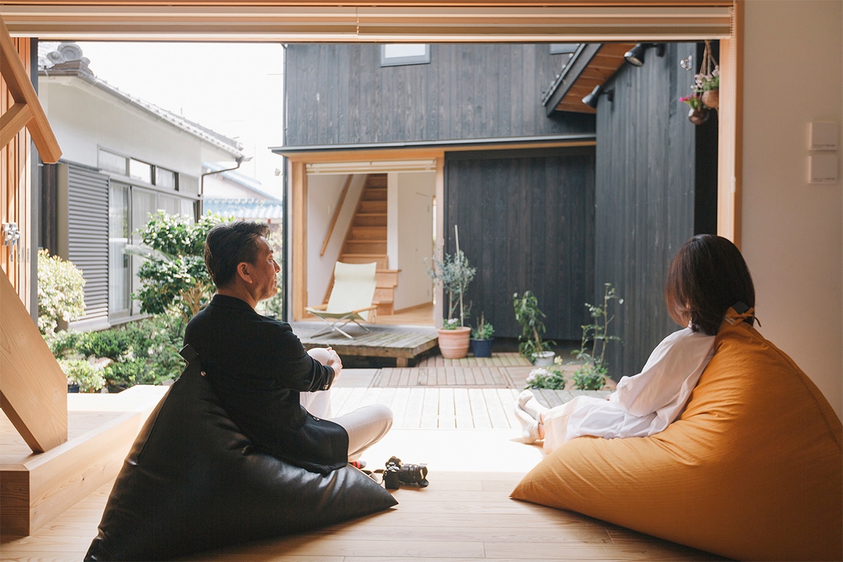 ビーズクッション 座椅子 「座・気まま」 合成皮革 (ビーズ直入れ