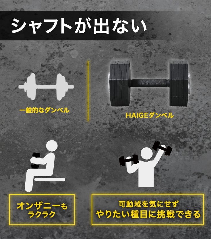 可変式ダンベル 20kg×2個 HG-OIDB20 | トレーニング,ダンベル・ベンチ