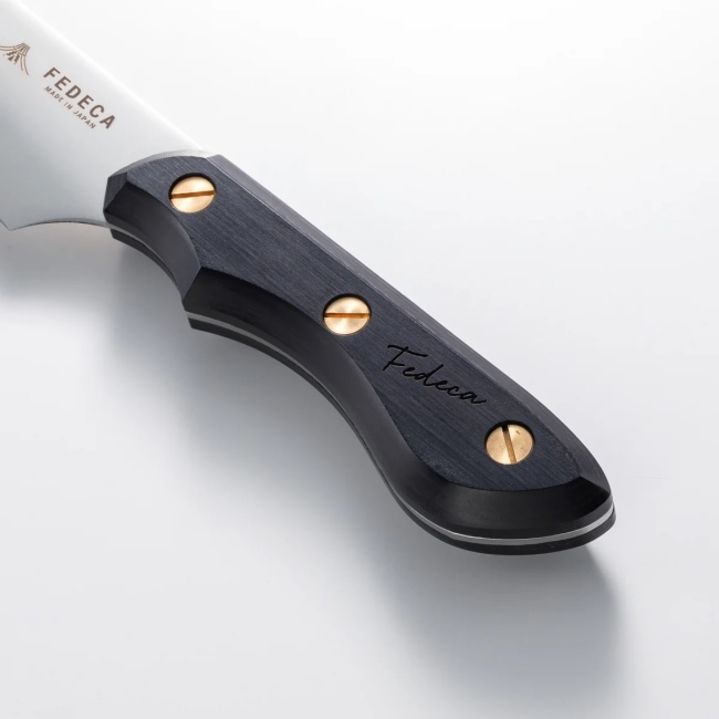 フェデカ FEDECA 三徳包丁 小 プレーンブラック | GLAGH グラフ