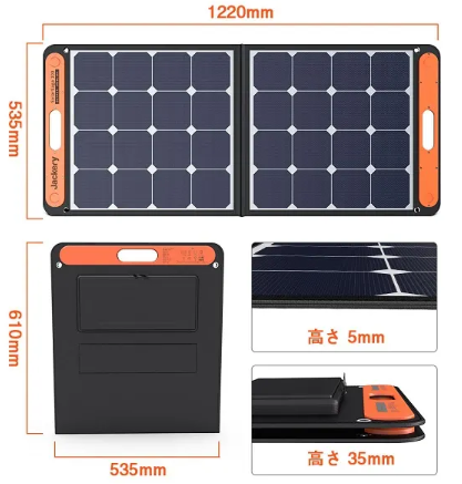 Jackery SolarSaga100 ソーラーパネル JS-100C | キャンプ用品 | 秀久