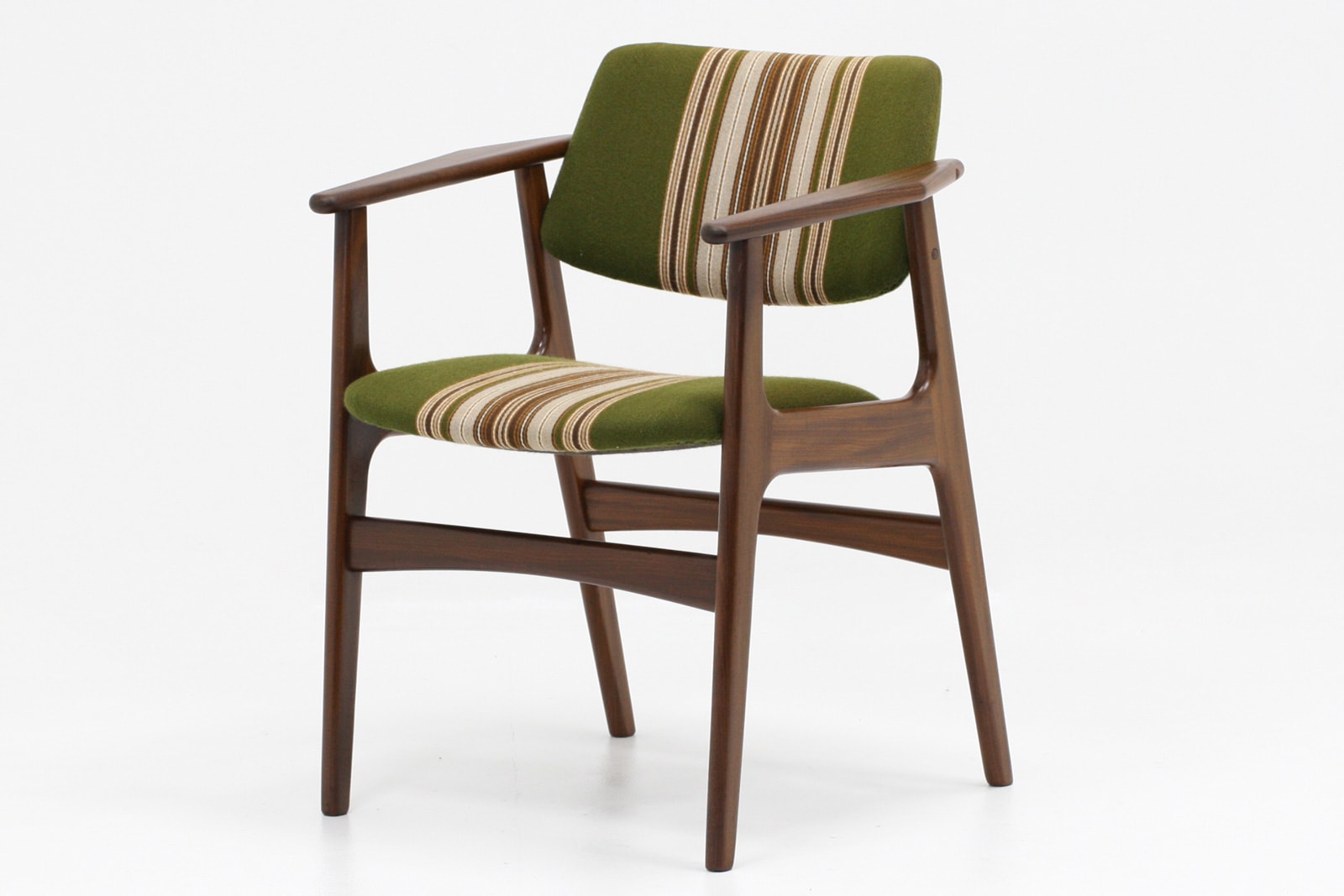 ヴィンテージ 北欧家具 アームチェア ストライプ柄 | 北欧家具