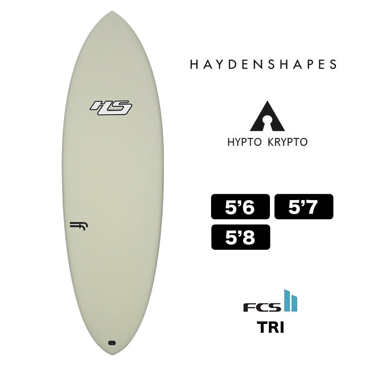 サーフィン・ボディボード HAYDENSHAPES HOLY-HYPTO 5'8 FCS2