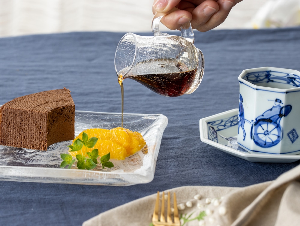 氷の華クリスタル ミルクピッチャー | 北一硝子 まごころお届け便