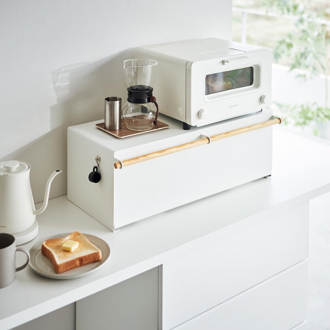 tosca】ブレッドケース ワイド ホワイト｜キッチン用品,キッチン収納