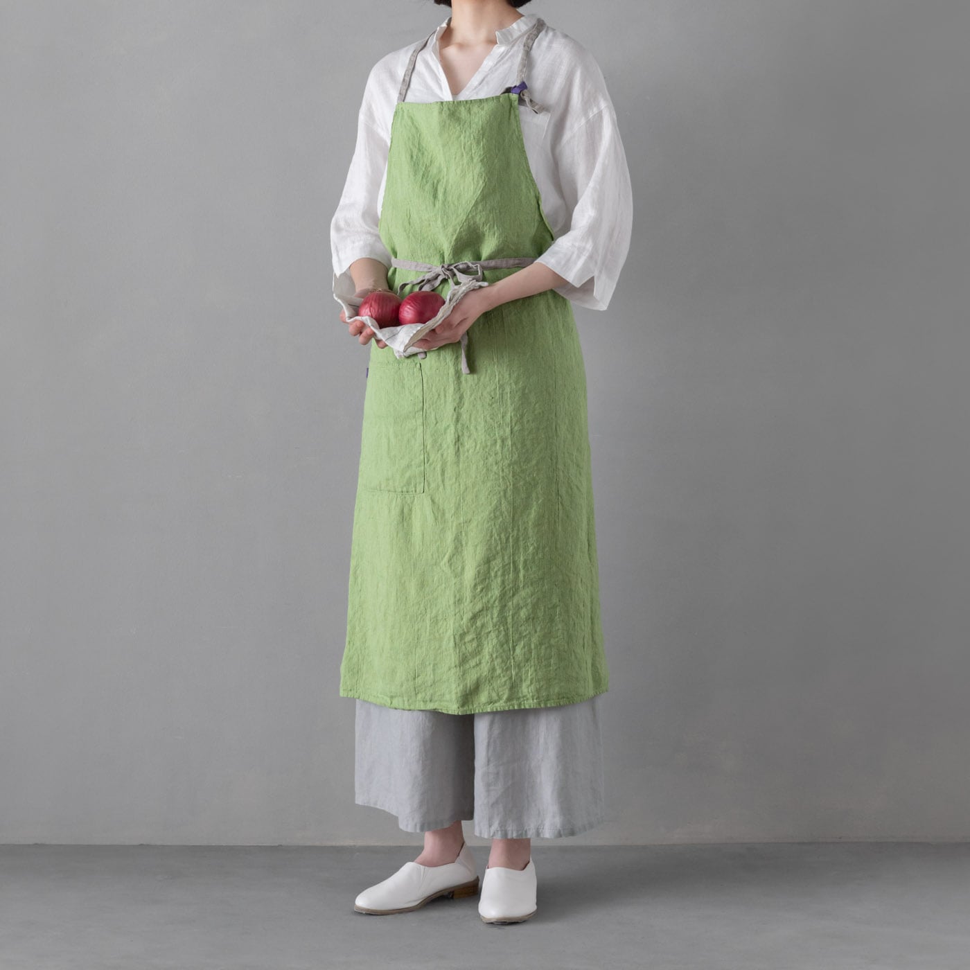 フルエプロン マノン _ レタスグリーン