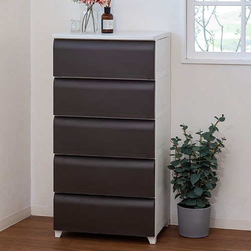 壁付チェスト nodus 5段 ワイド チェスト 5段 タンス ワイドチェスト