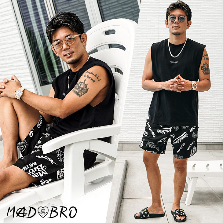 Logo Maniac Pattern Swim Shorts ボトムス｜皇治プロデュースブランド