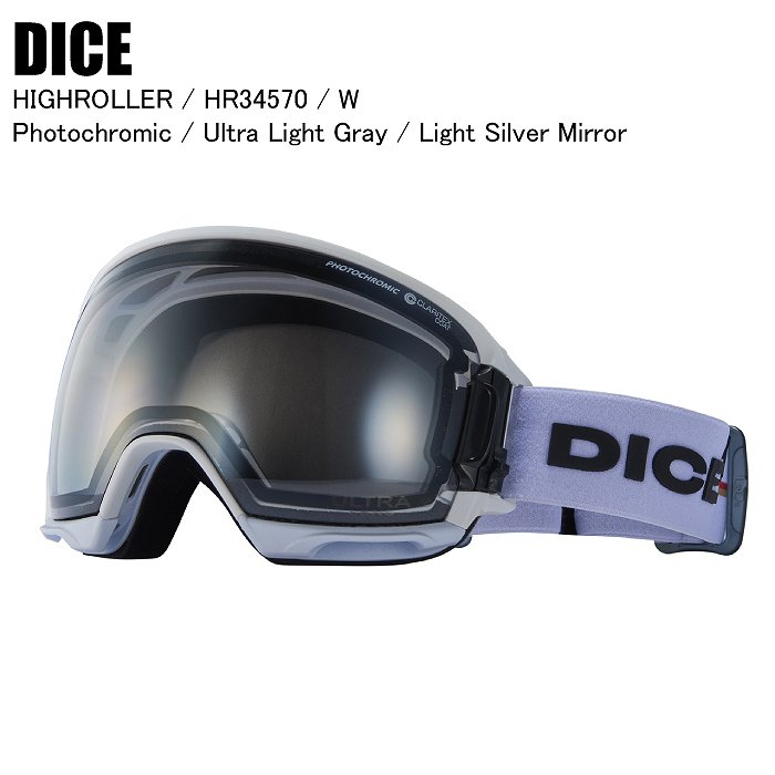 DICE ダイス HIGHROLLER ハイローラー W HR34570 DICEゴーグル ダイス