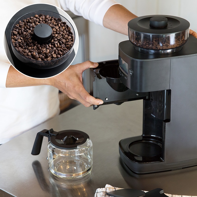 siroca シロカ コーン式全自動コーヒーメーカー カフェばこPRO CM