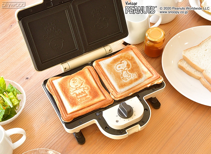 在庫限り特別価格】 BRUNO PEANUTS ブルーノ ホットサンドメーカー