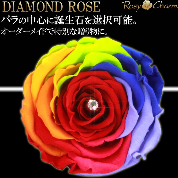 レインボーローズ プリザーブドフラワー｜誕生日・記念日・プロポーズ