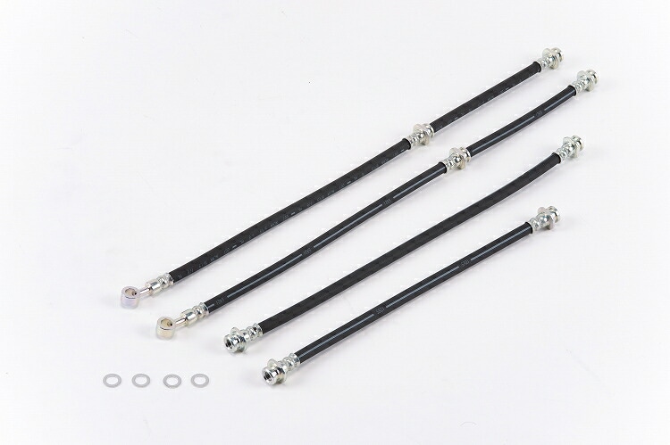 ロングブレーキホース 3インチアップ1台分セット ジムニーシエラ JB74