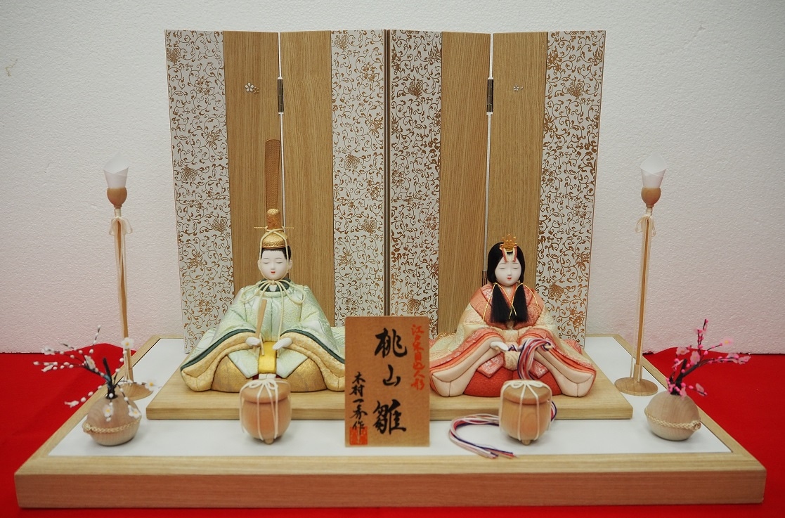 創業明治11年の人形専門店。寿月すみたやの雛人形。木村一秀作 木目込