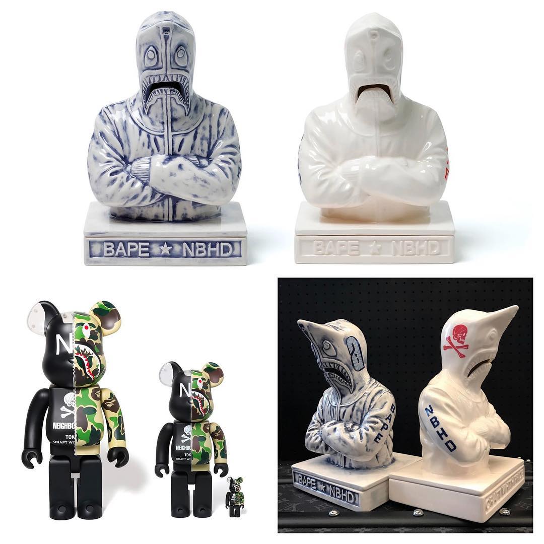 BAPE / A BATHING APE × NEIGHBORHOOD コラボアイテムが1/2に国内発売