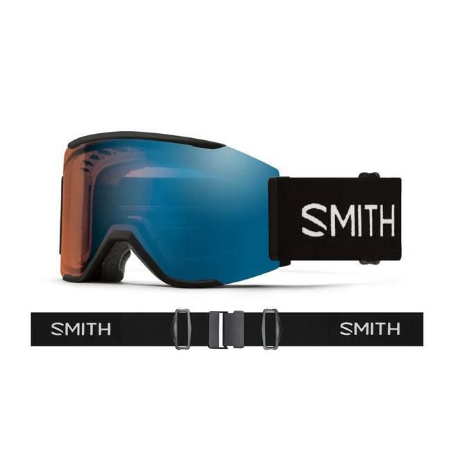 SMITH ゴーグル SQUAD MAG BLACK / CP PRO PHOTOCHROMIC BLUE 調光