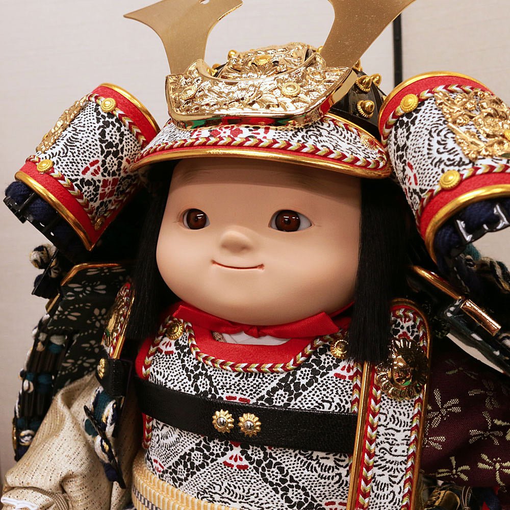 横幅30.5cm｜ケース入り 五月人形 匠 ｜ ガラスケース飾り｜ 子供大将