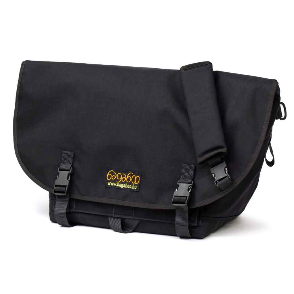 BAGABOO* workhorse messenger bag (black) - BLUE LUG GLOBAL ONLINE