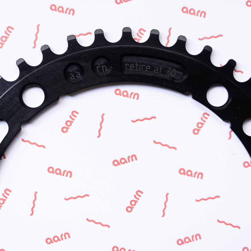 AARN* track chainring 43T (black) - BLUE LUG GLOBAL ONLINE STORE