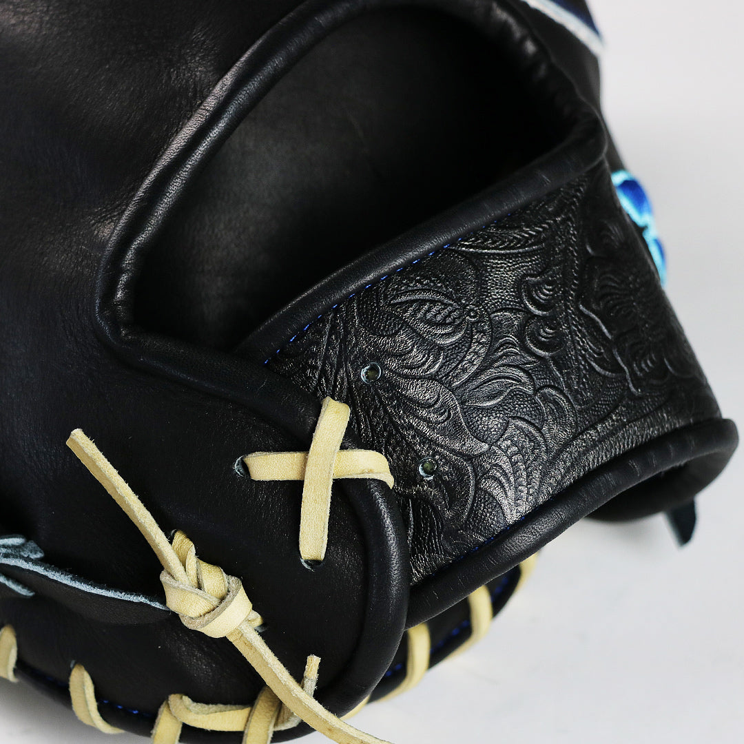 ソフトボール用｜ファーストミット｜地牛×型押し｜013型｜Glom定番31