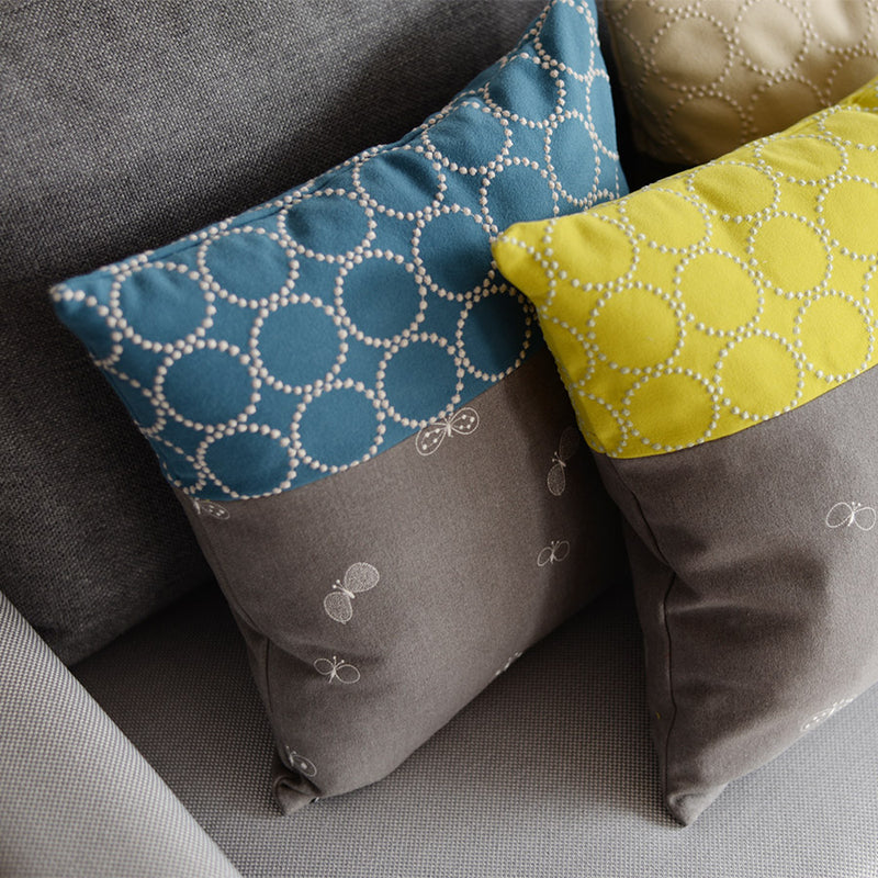 mina perhonen dop 「tambourine × choucho」クッションカバー ライト