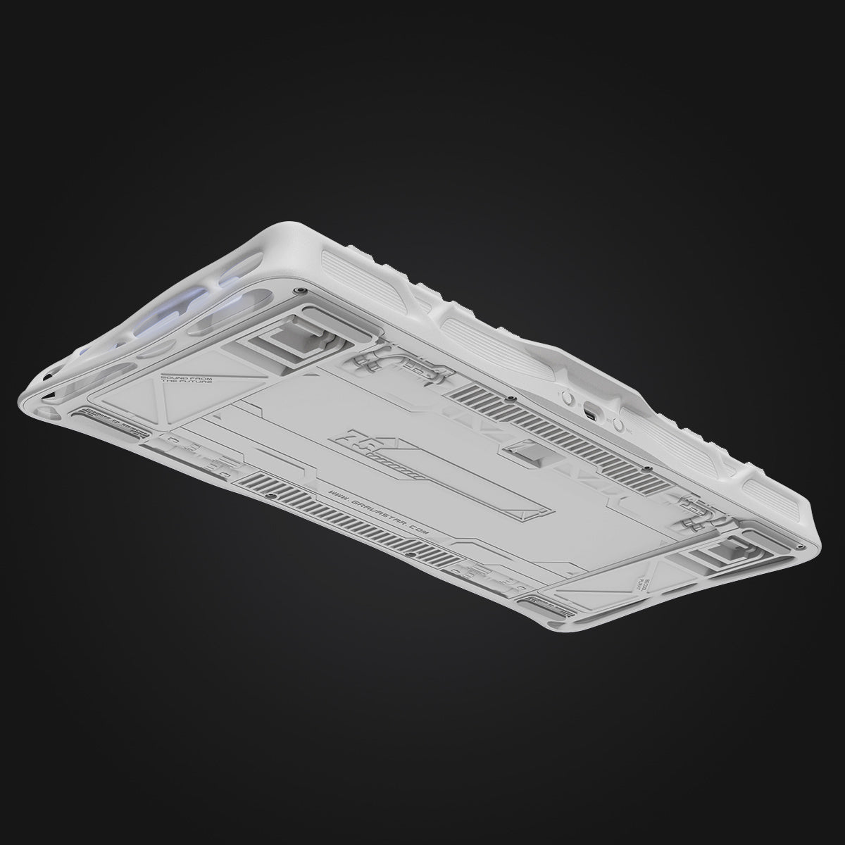 GravaStar Mercury K1 グラデーションホワイト 75%ゲーミング