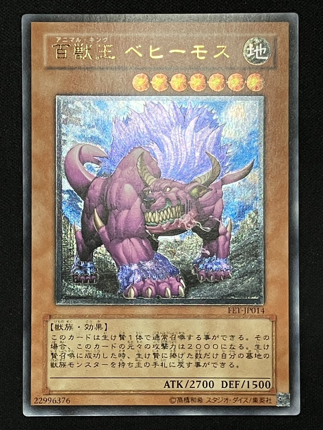 カードショップグラン / ［状態A］百獣王ベヒーモス【レリーフ】[FET