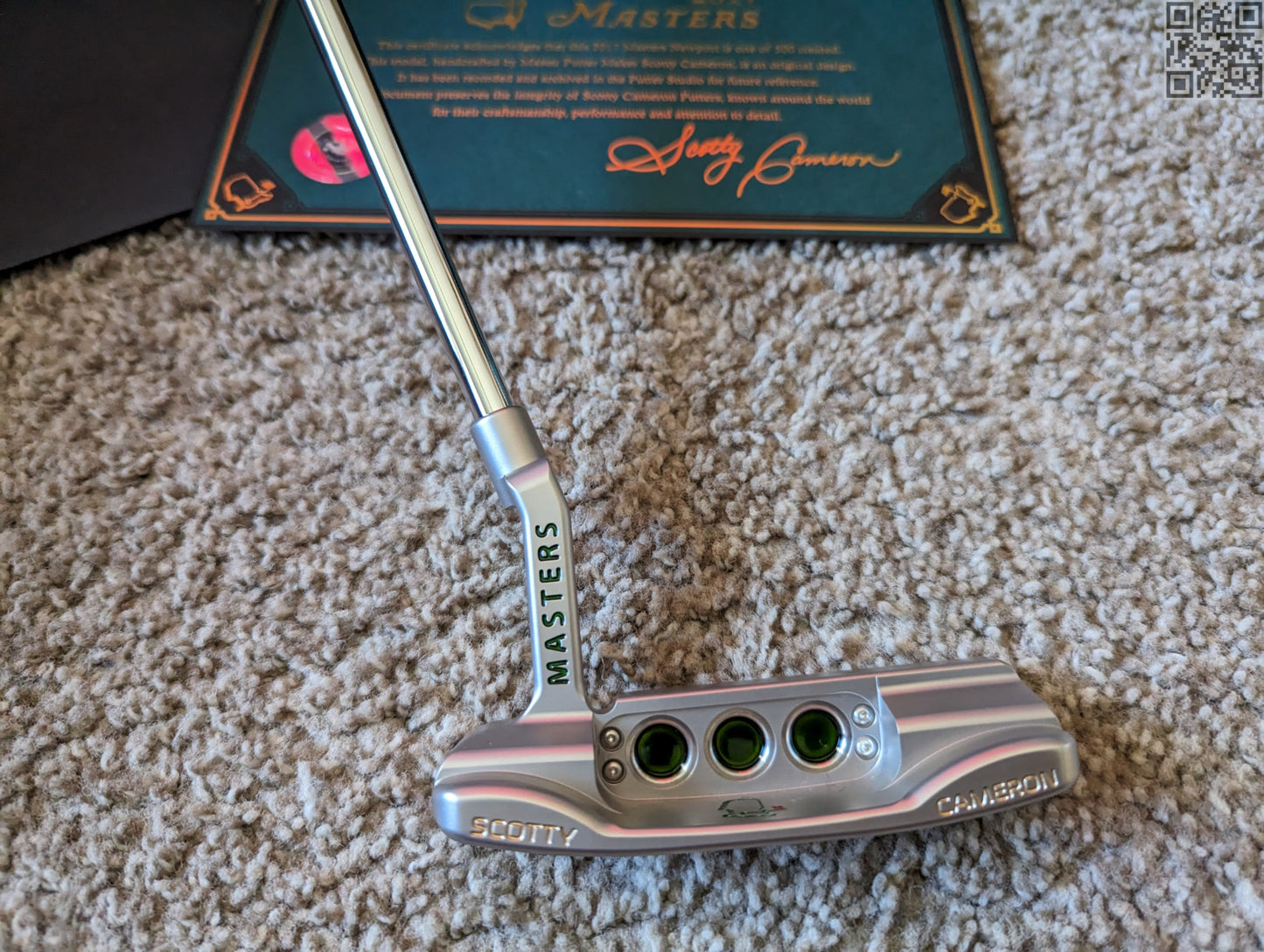 2017 Scotty Cameron Masters Tournament Limited Edition Putter 500