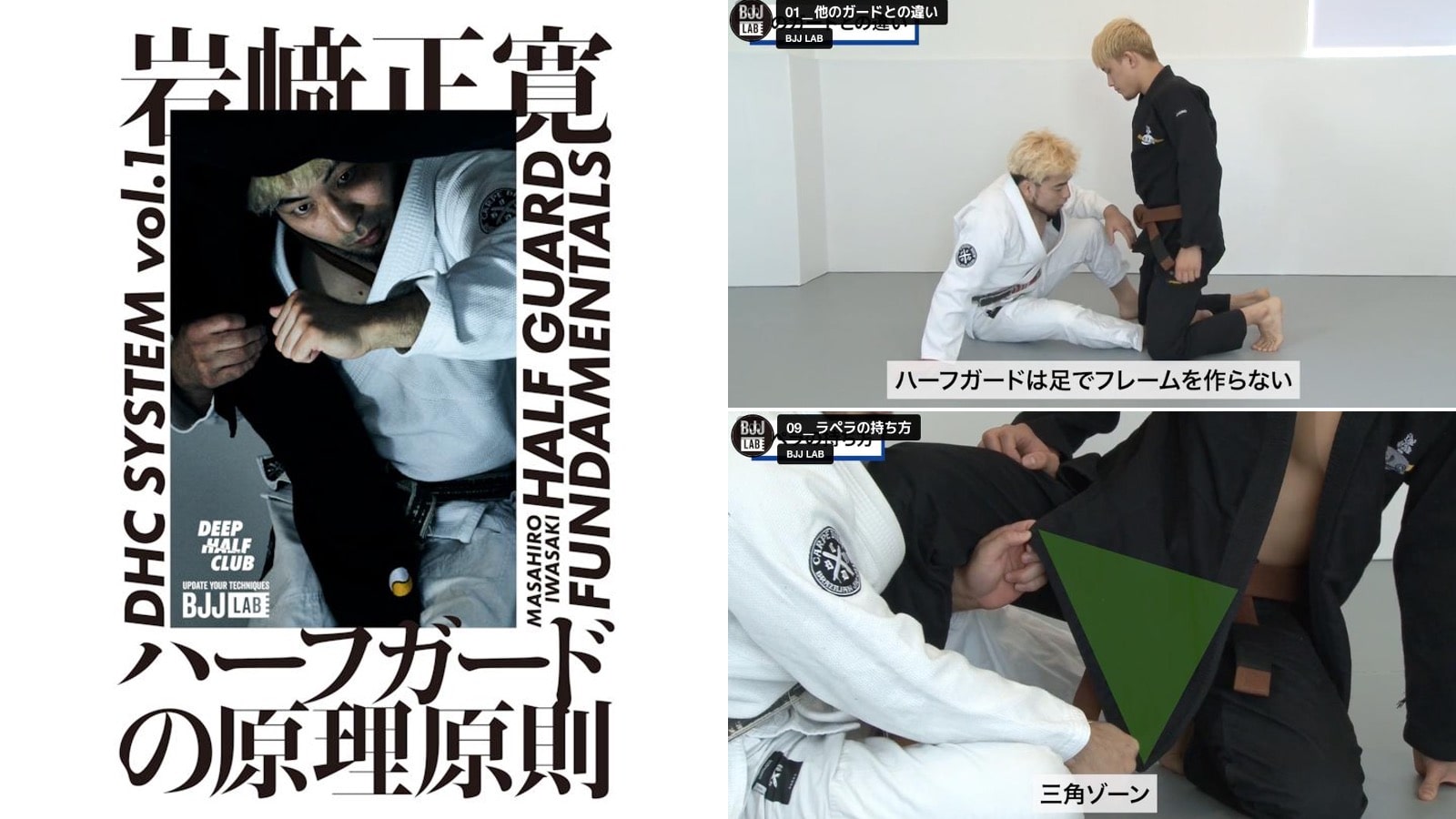 教則レビュー｜岩崎正寛『ハーフガードの原理原則』 | BJJ LAB Media