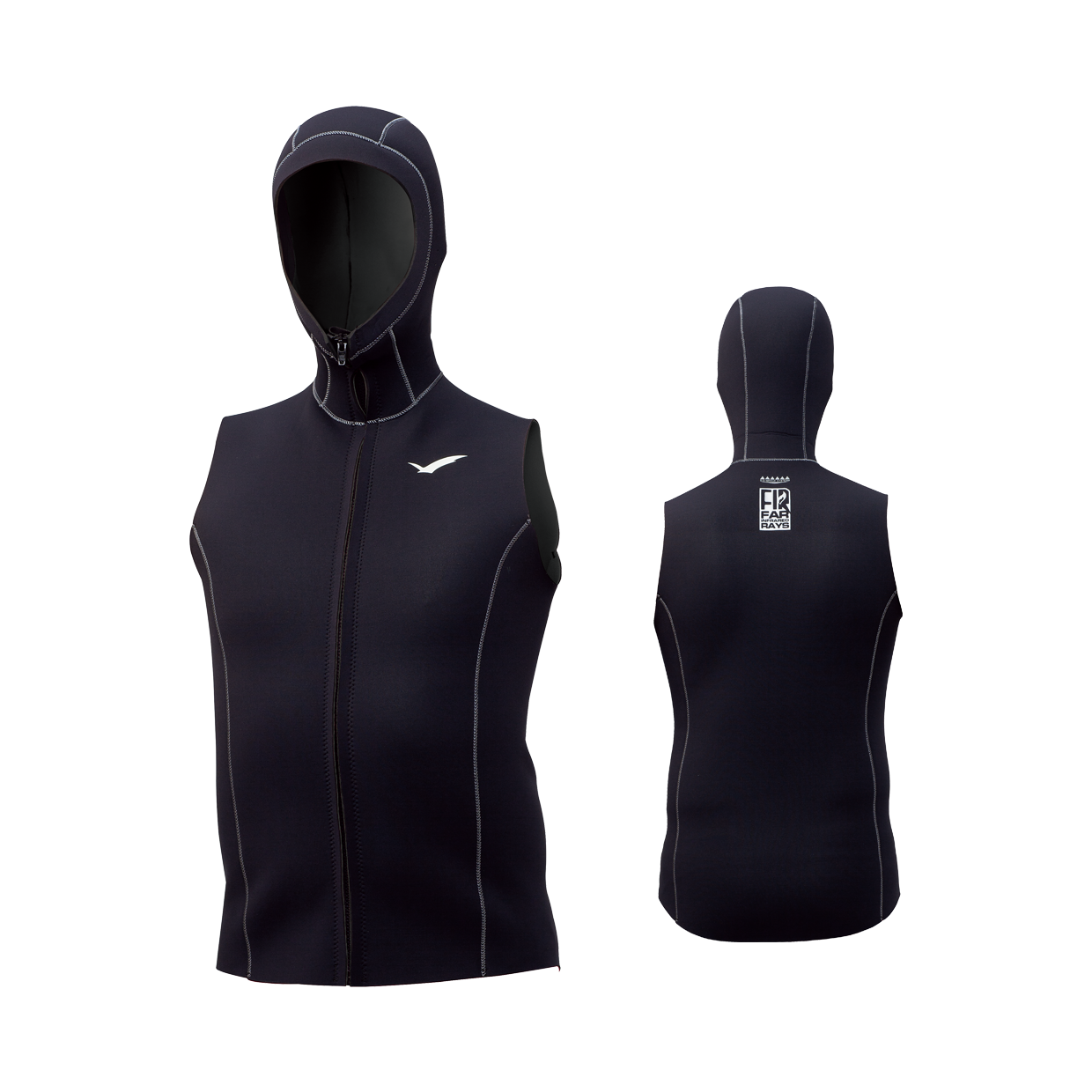 2mm×3mmFIRフードベスト メンズ | スクーバダイビング・スキン