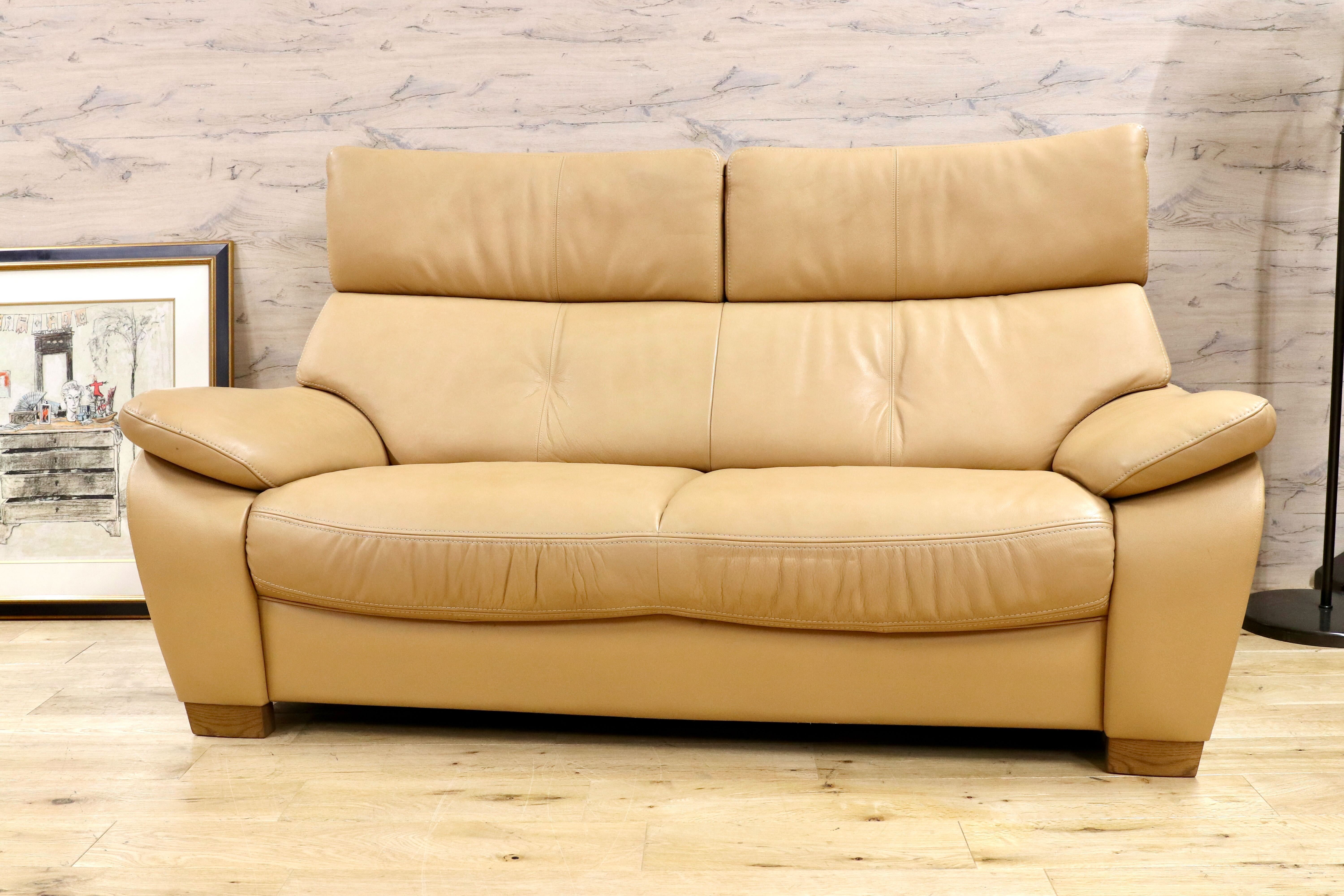 GMHK70○karimoku / カリモク 2人掛けソファ ラブソファ 2シーター 本