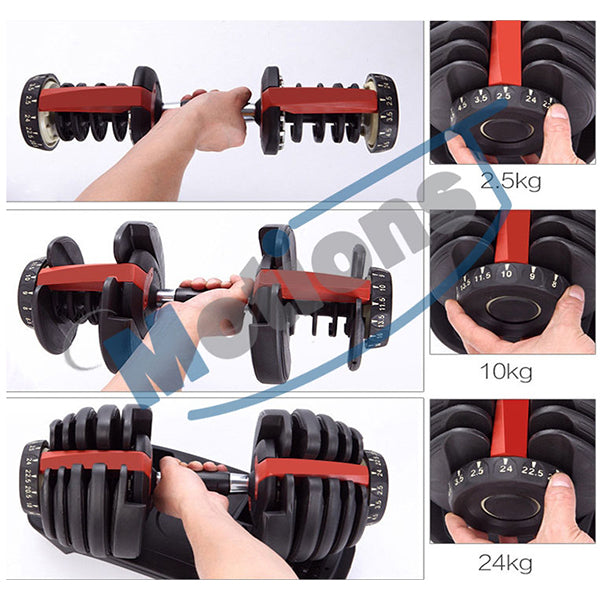 月額3,980円レンタルプラン：Motions（モーションズ）可変ダンベル24kg