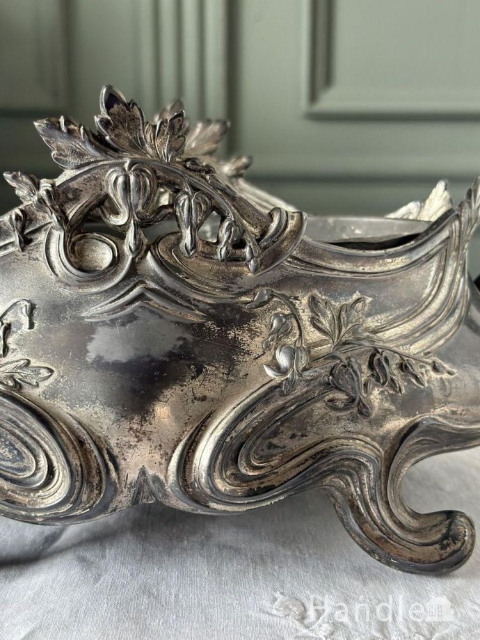 フランスから届いたロココスタイルのプランツスタンド、アンティークの