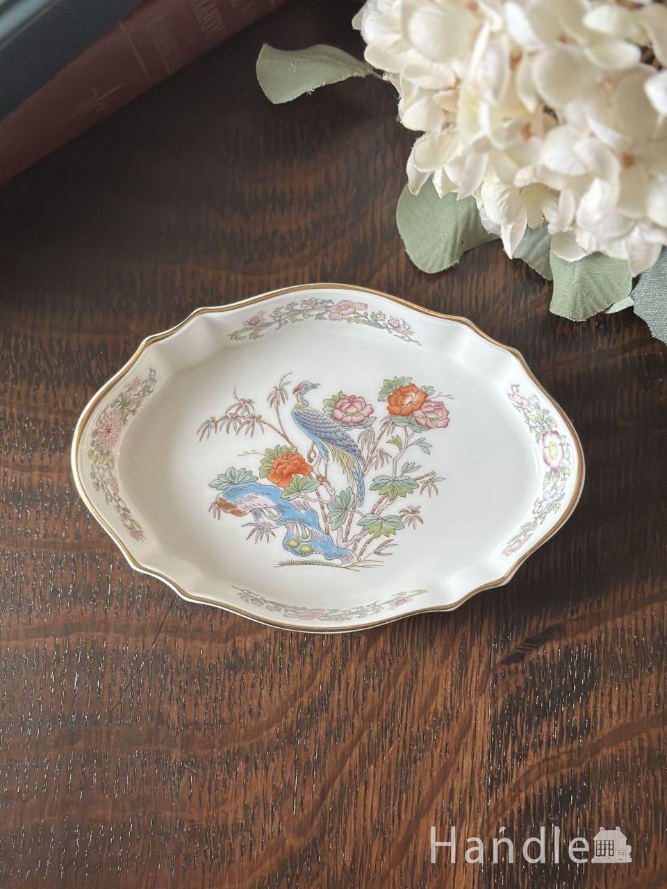 イギリスから届いたビンテージプレート、風景画が描かれた英国の絵皿(k