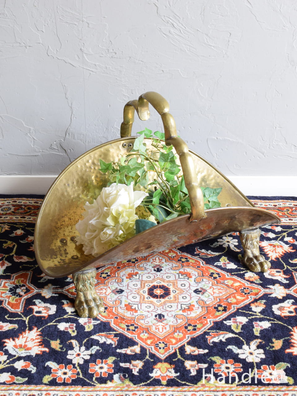 1930年代のアンティーク バスケット(k-361-z)｜アンティーク雑貨