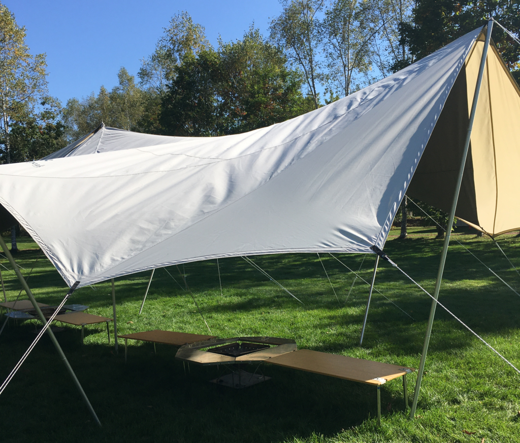 TAKIBIインナールーフを使用して小川張り | 外の空気が好きです。