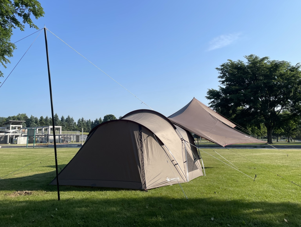 TAKIBIインナールーフを使用して小川張り | 外の空気が好きです。