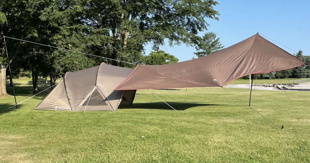 TAKIBIインナールーフを使用して小川張り | 外の空気が好きです。