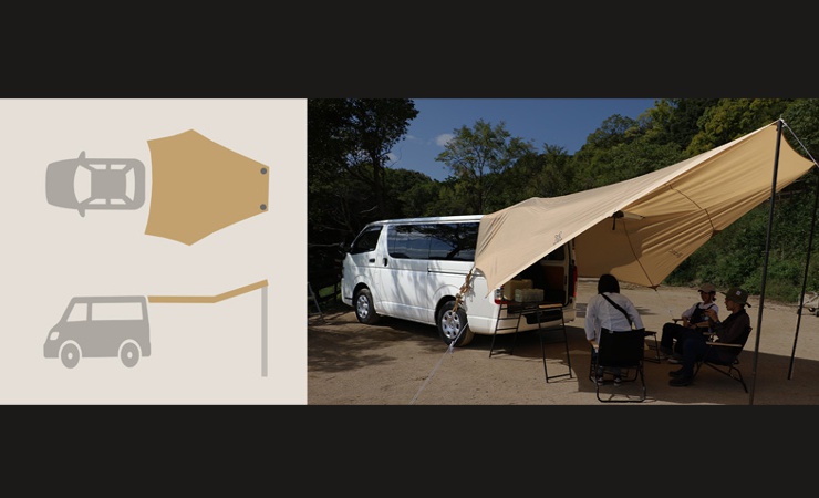 DODのカートゥギャザータープの紹介