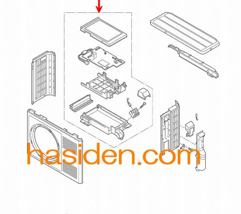 日立純正部品のパーツショップ、エアコン 基板