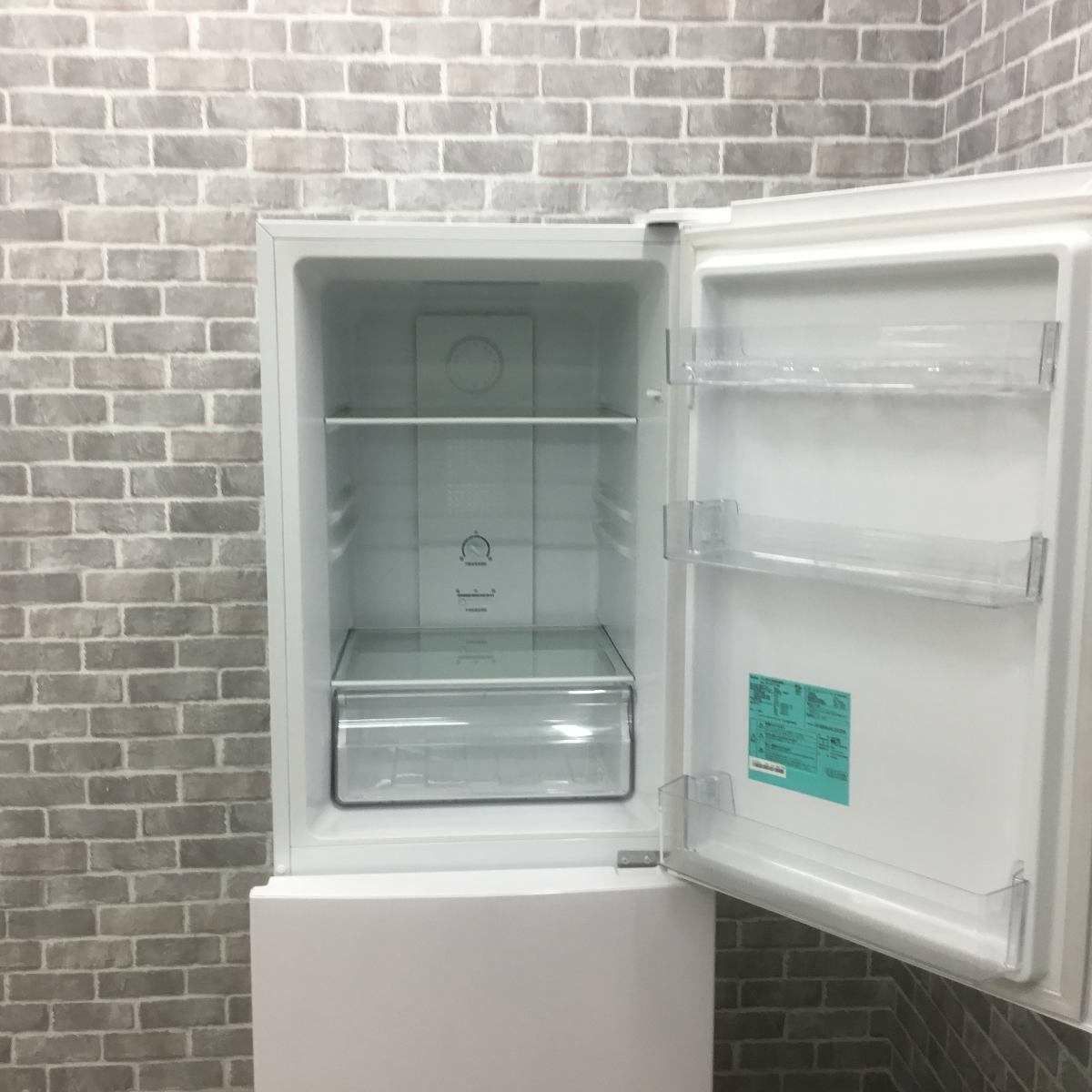 ハイアール 冷蔵庫 2ドア 218L 右開き ホワイト JR-NF218B(W) 2022年製