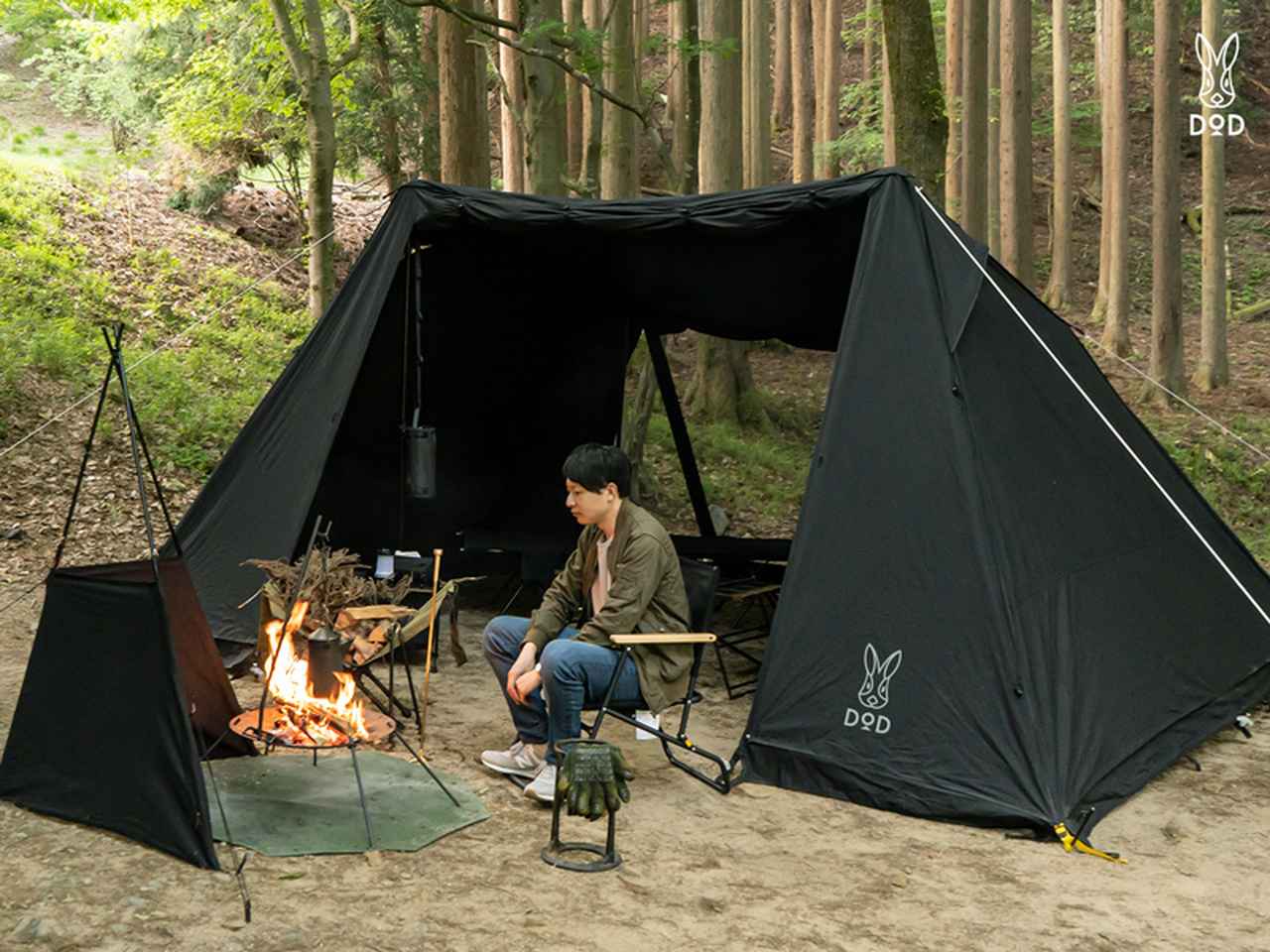 DOD「ヨンヨンベースTC」レビュー】快適シェルターテント！ソロ