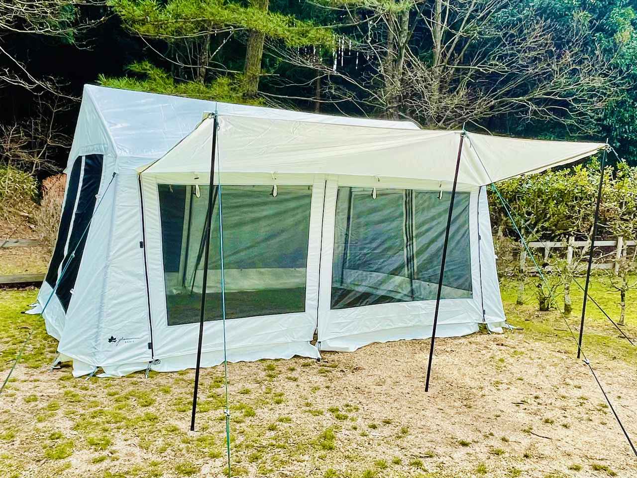 ロゴス（LOGOS）のコテージ型テント『リバイバルコテージ』をレビュー