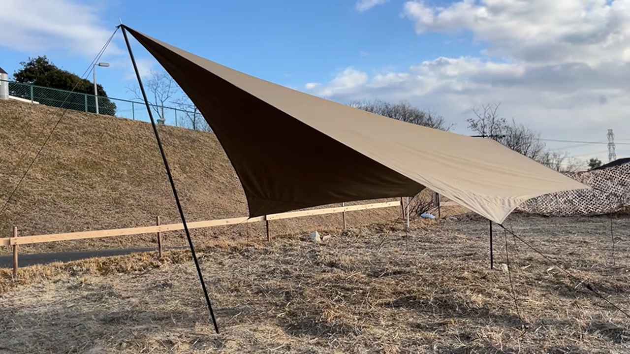 ワークマン】タープ＆テーブル特集 TCミシックペンタゴンタープと