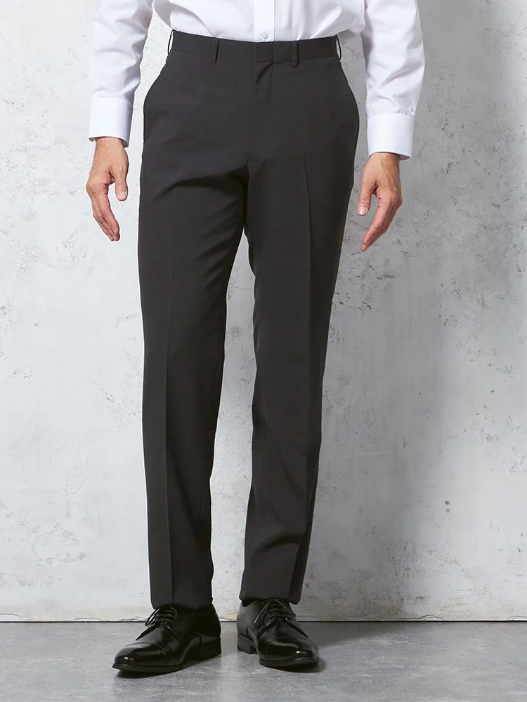 スーツ 2つボタン【WEB限定】4WAYストレッチ マイクロチェック グレー