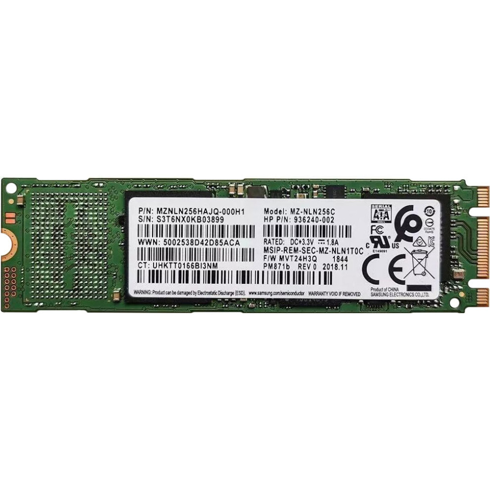 SSD диск Samsung PM871b 256Gb 6G SATA M.2 2280 (MZ-NLN256C) – ціна