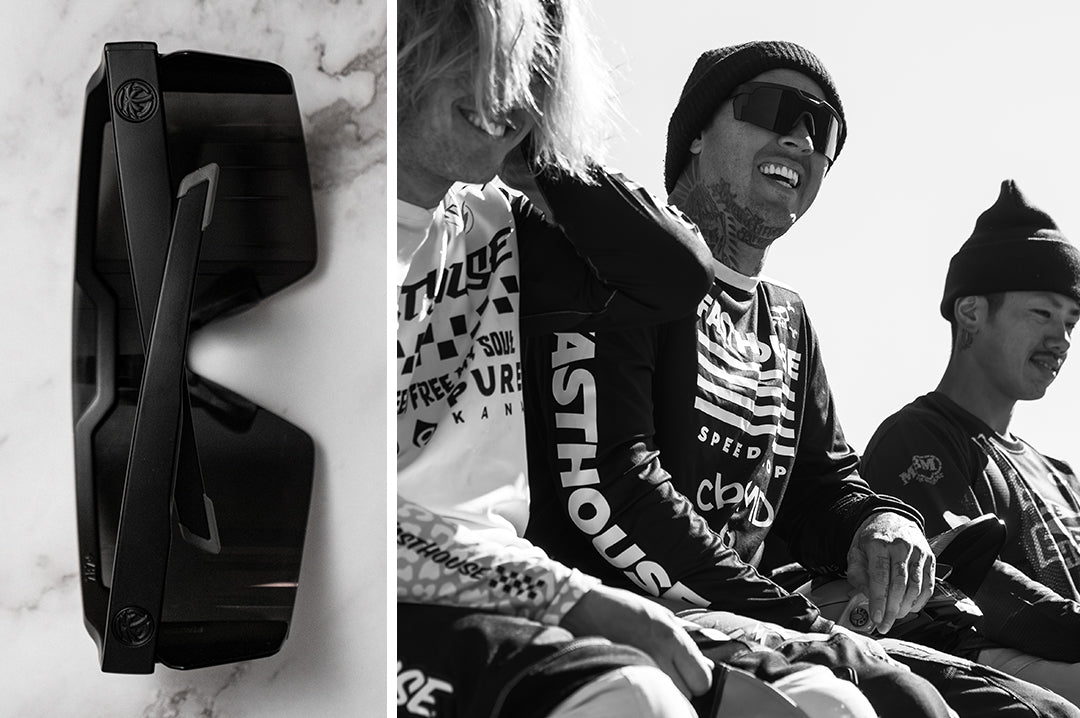 Future Tech Sunglasses: Black Z87+ | Heat Wave Visual