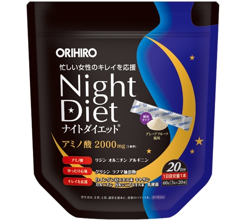 ナイトダイエット顆粒 | 商品紹介 | オリヒロ株式会社 - ORIHIRO
