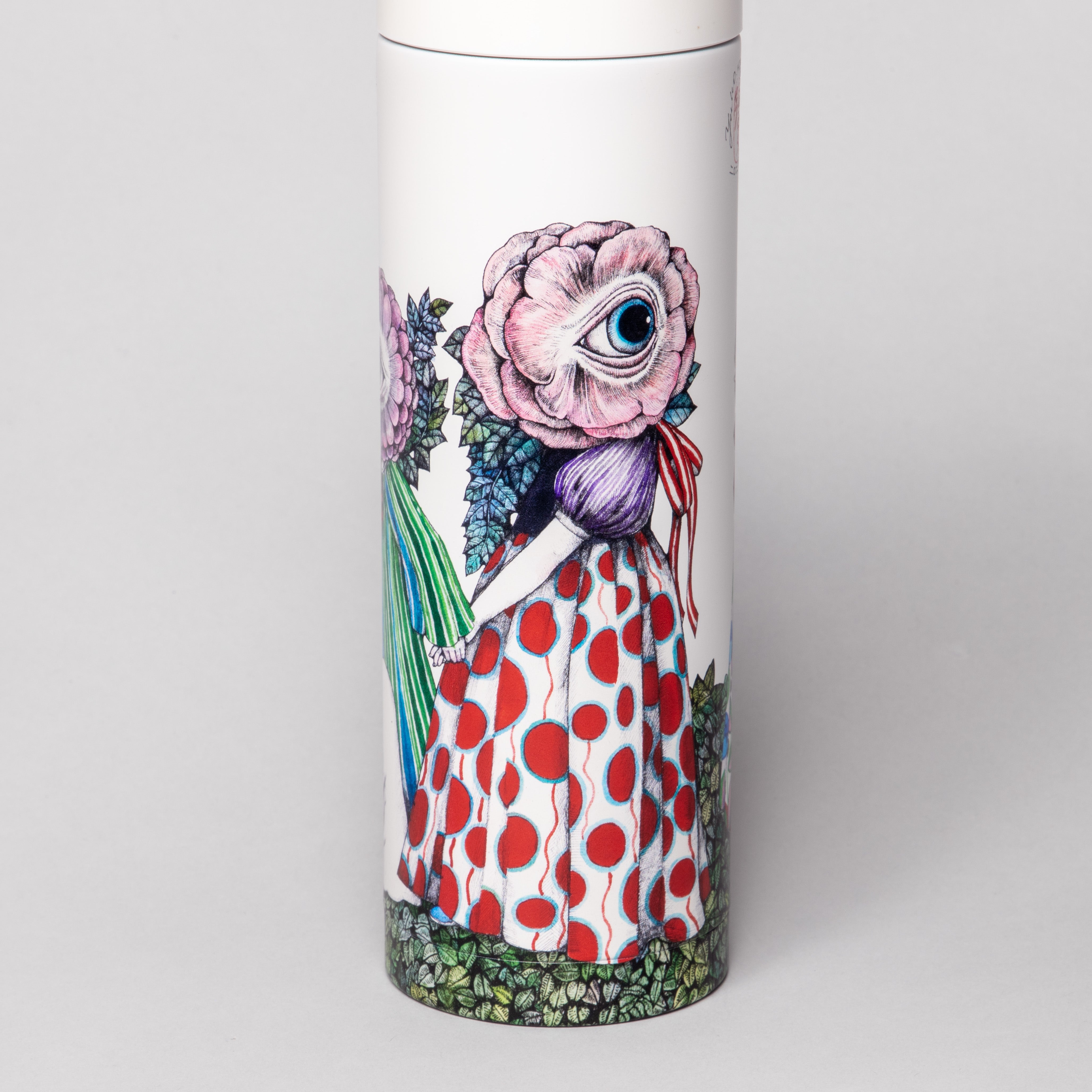 サーモボトル 眼花たちとくろいねこ – ボリス雑貨店